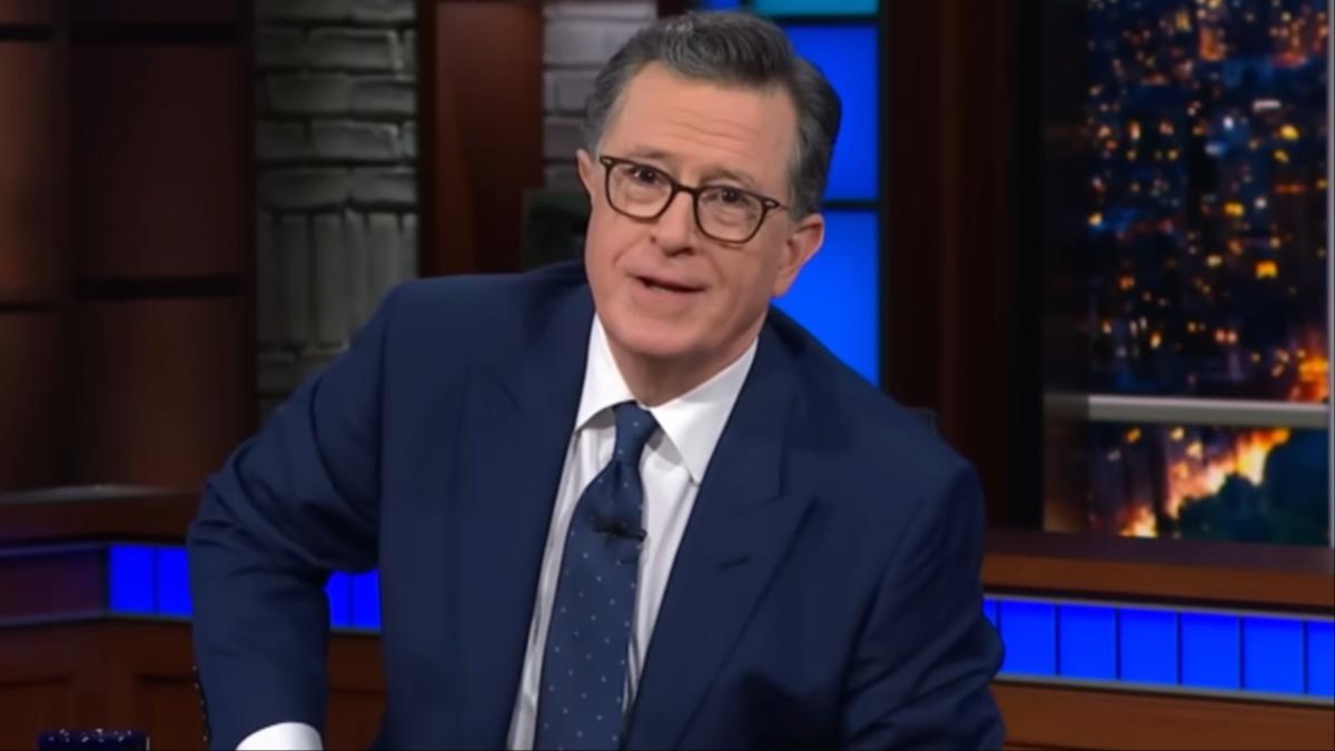 Stephen Colbert trolls CBS with licensed music in his finale show.