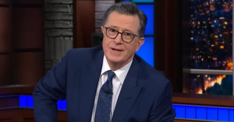 Stephen Colbert trolls CBS with licensed music in his finale show.