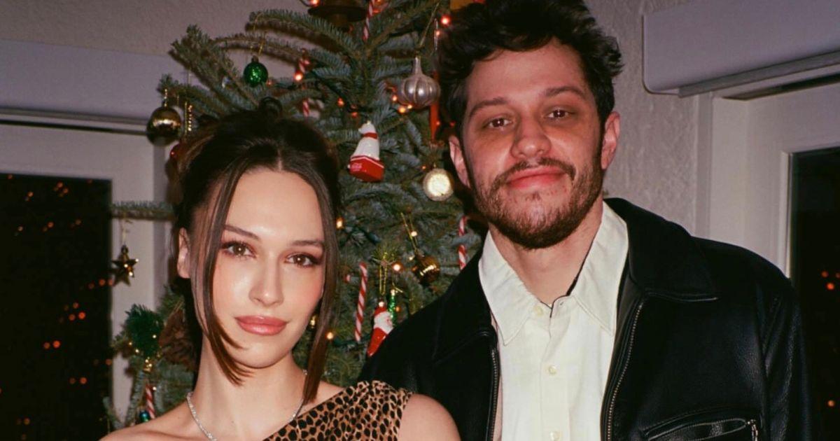 Pete Davidson and Elsie Hewitt