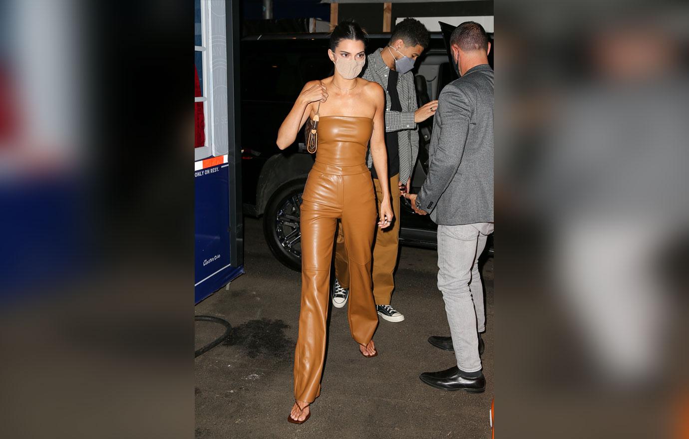 Kendall Jenner & Devin Booker On NYC Date: She Wears Camel Leather