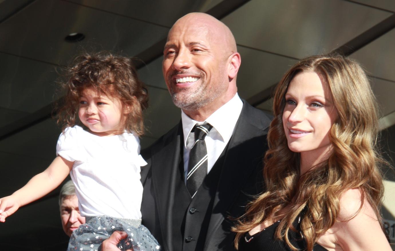 dwayne johnson raising three daughters just be a good dad be there