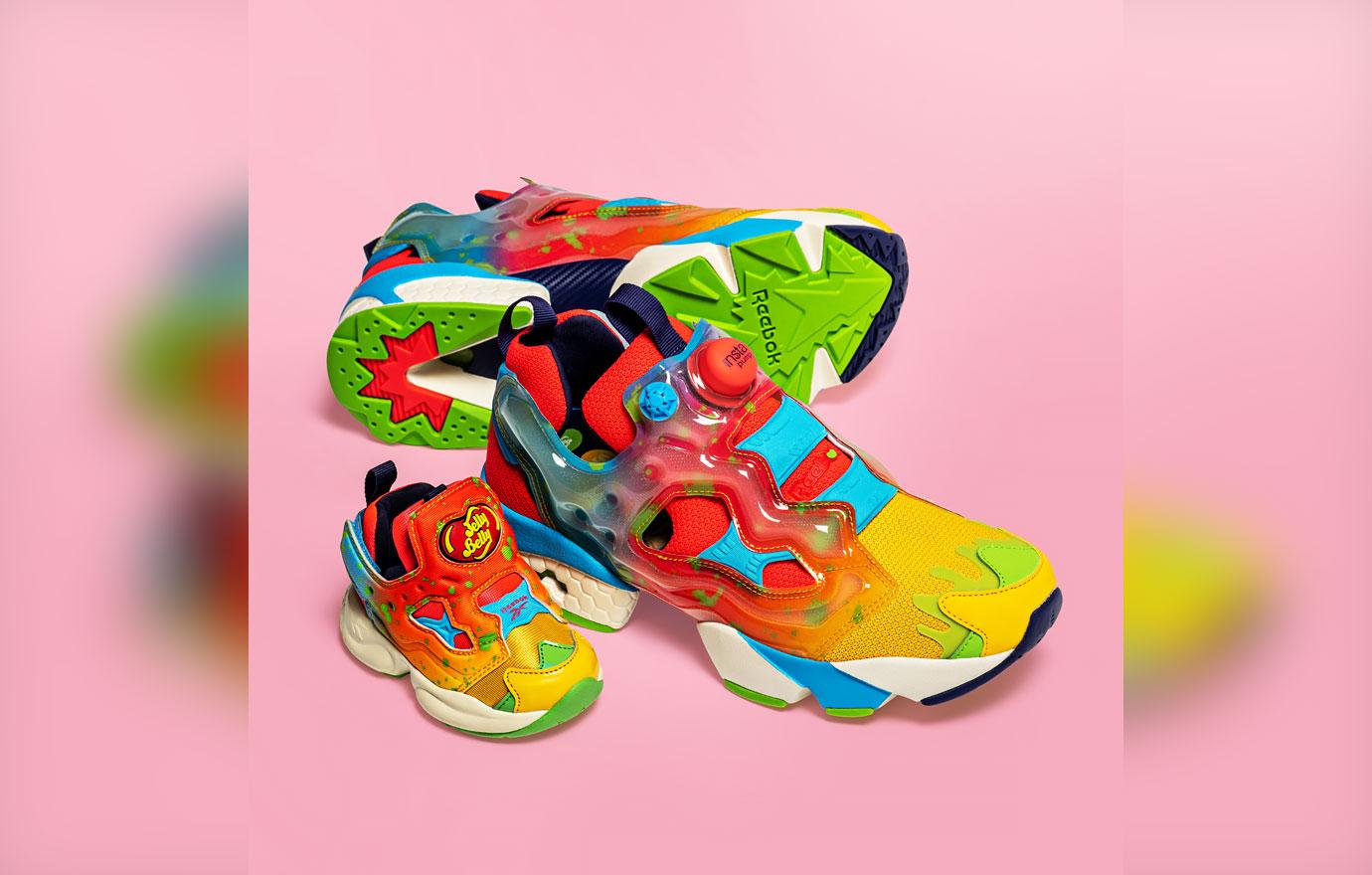 reebok and jelly belly deliver some serious eye candy with a line of bold sneakers