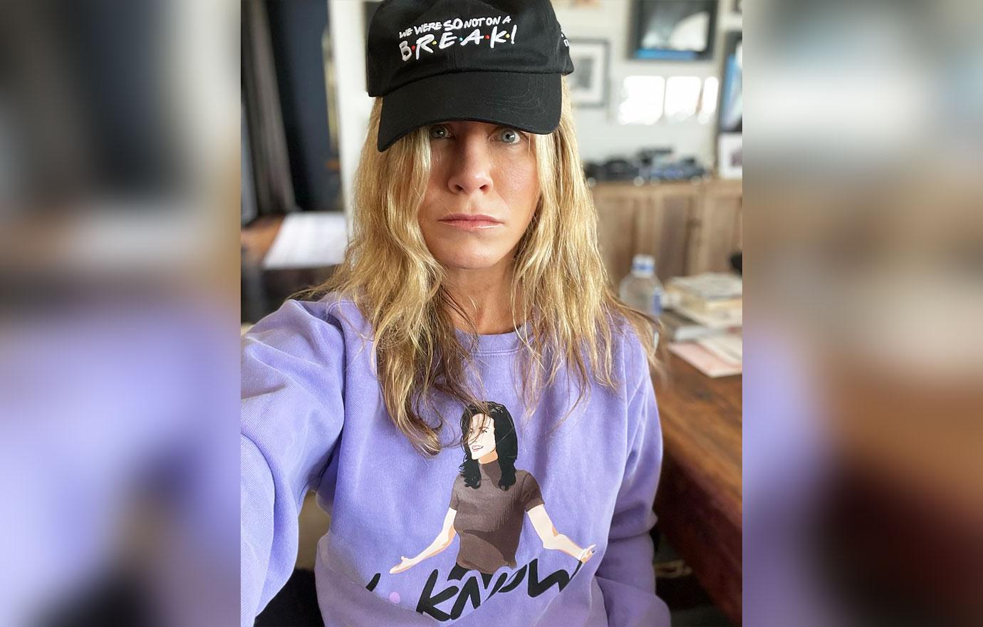 Friends' Cast Model Charitable Merch That Features Show's Iconic Quotes