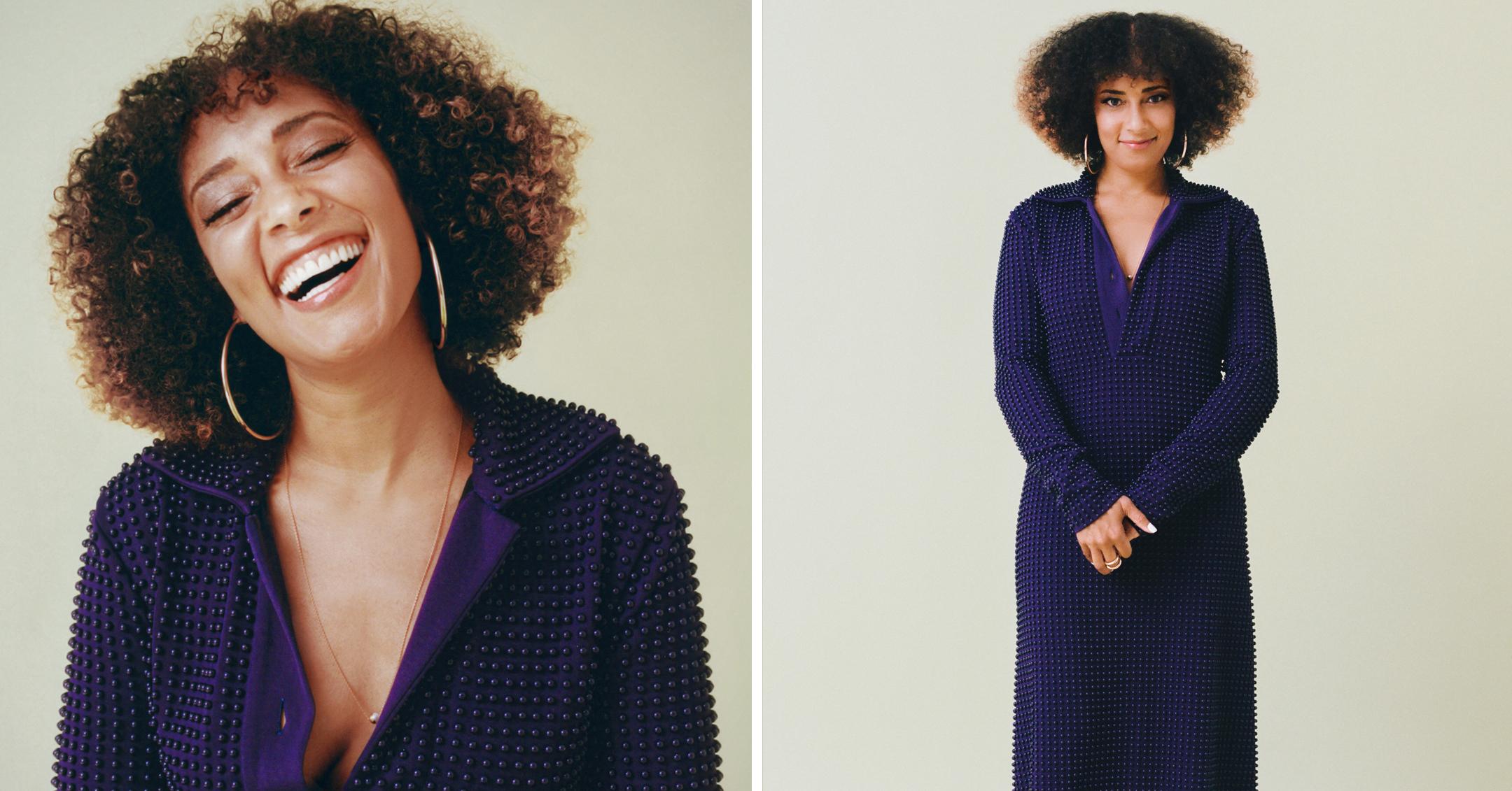 amanda seales in harpers bazaar