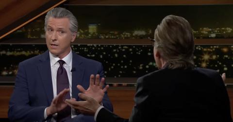 Gavin Newsom Fires Back at Bill Maher