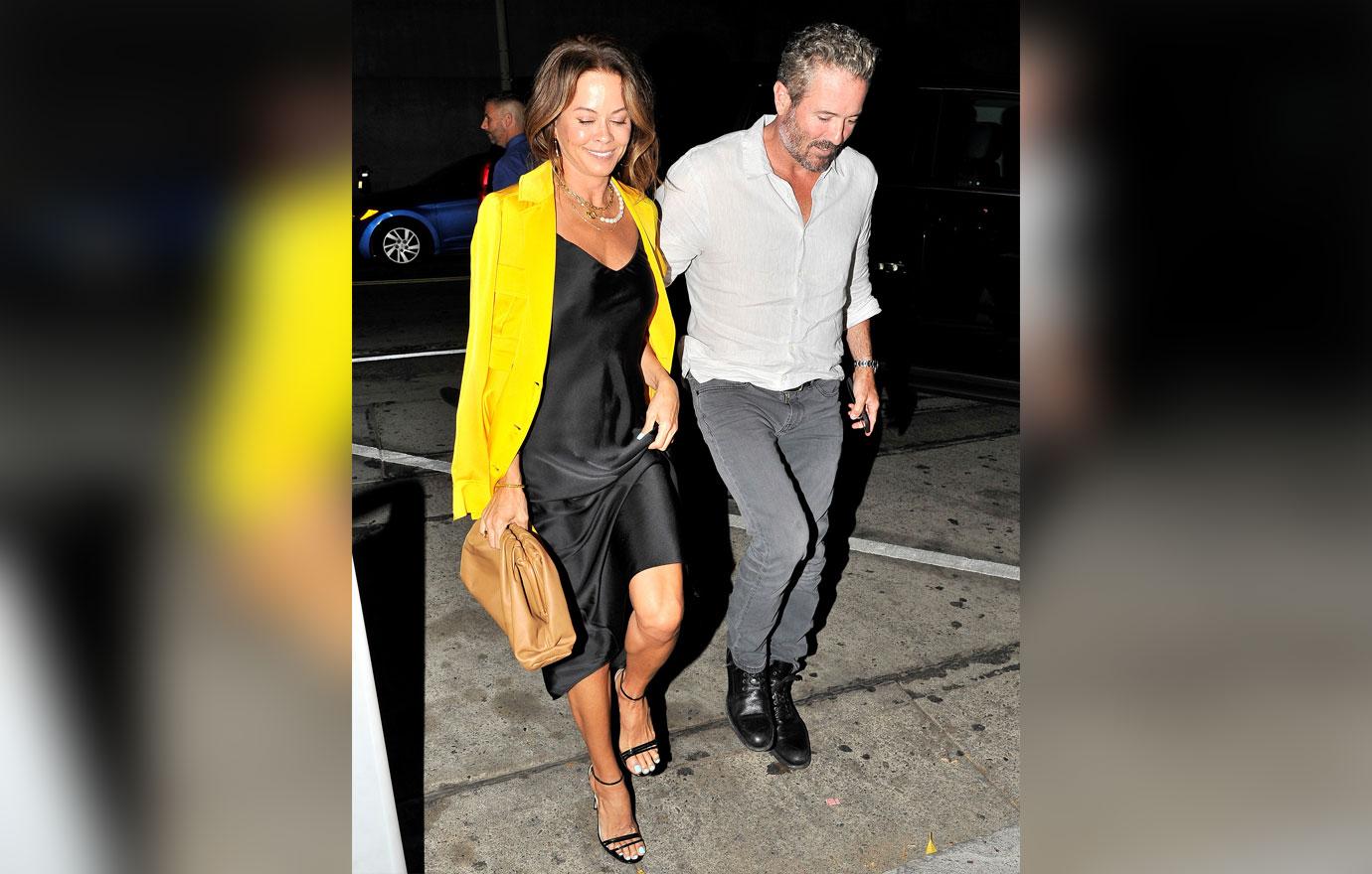 brooke burke with her boyfriend scott rigsby at craigs for dinner