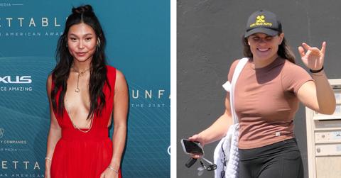 Composite photo of Chloe Kim and Ilona Maher.