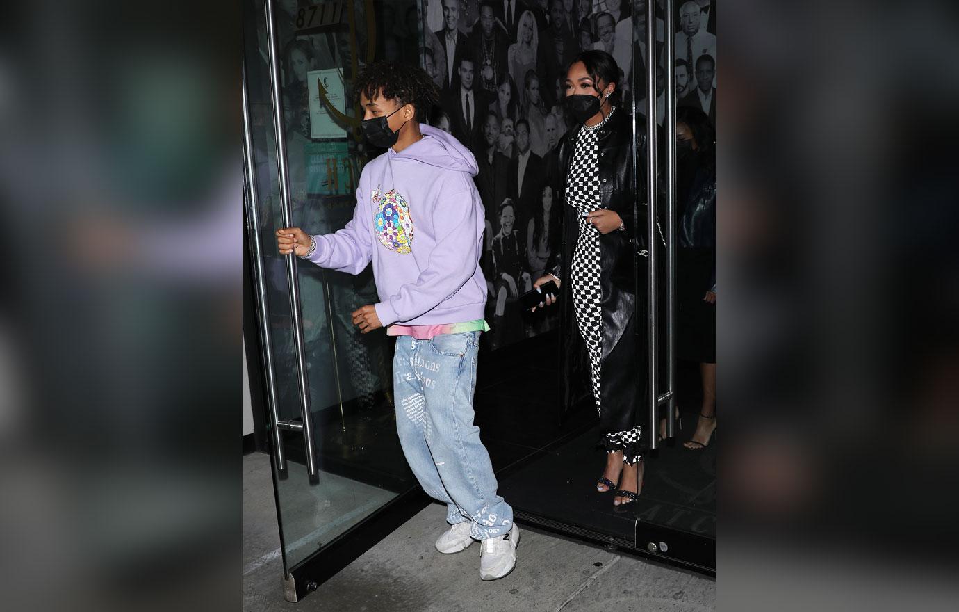 jaden smith and jordyn woods grab dinner at catch la restaurant