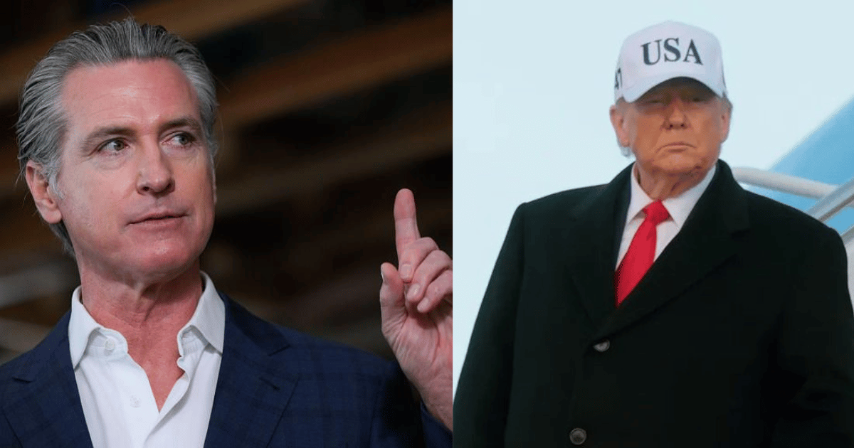 Newsom called Trump the "King of Bulls--t" on X.