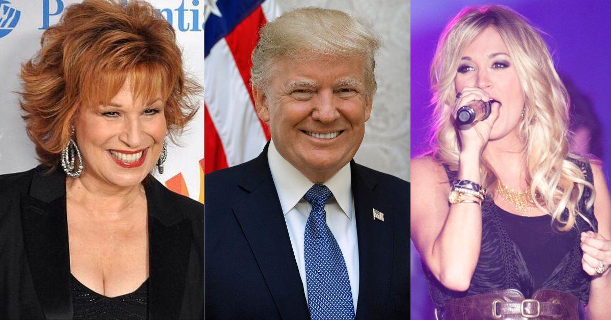 Joy Behar-Donald Trump-Carrie Underwood