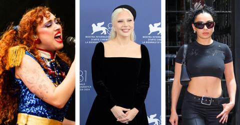 Composite photo of Chappell Roan, Lady Gaga and Charli XCX.