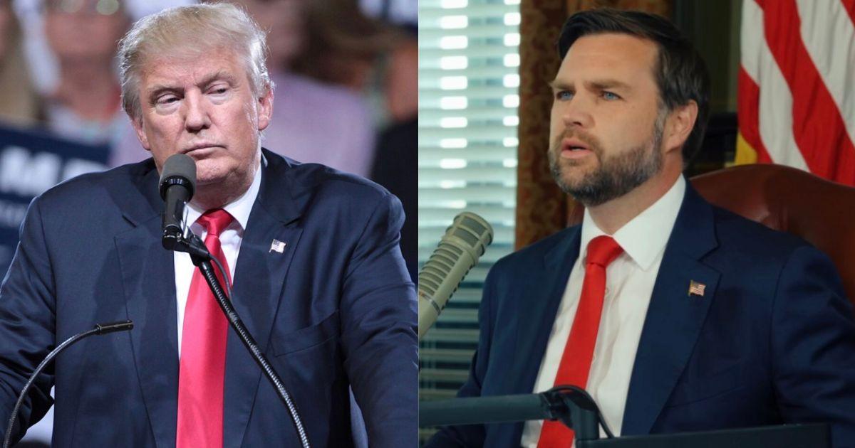 Doanld Trump and JD Vance in a frame