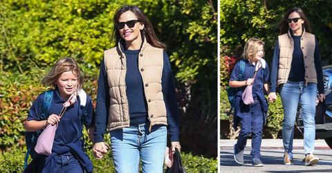 jennifer garner out with her son samuel in santa monica