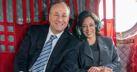 Kamala Harris with her husband Doug Emhoff