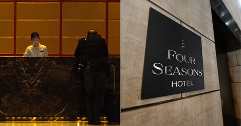 florida based influencer and bride to be kicked out of four seasons hotel over wedding venue tour