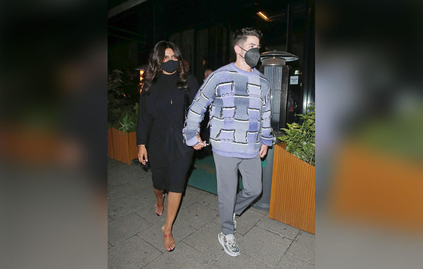 nick jonas priyanka chopra on date night