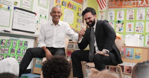 Zohran Mamdami with Barack Obama in a picture