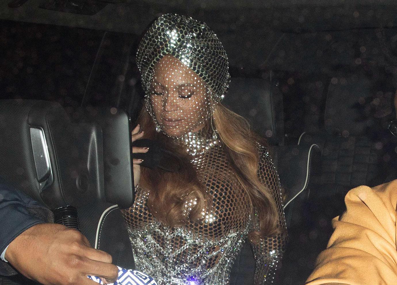 beyonce jay z leaving giorgio baldi after grammys