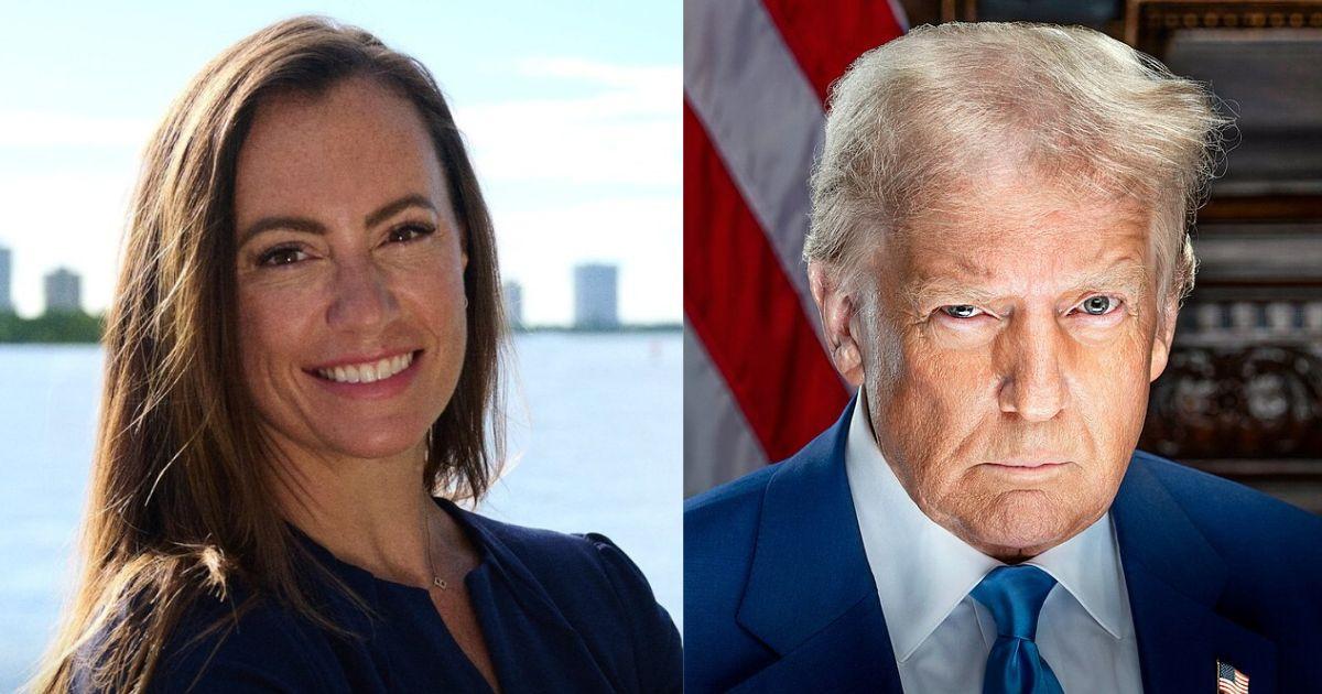 Emily Gregory and Donald Trump