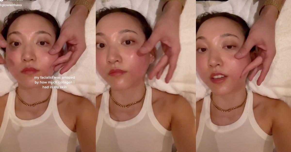 tiktok beauty trend jello skin