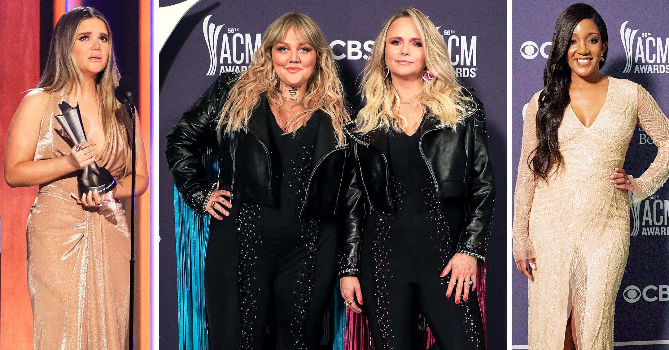 Marren Morris' Bold Blue Hair Steals the Show at the 2021 ACM Awards - wide 6