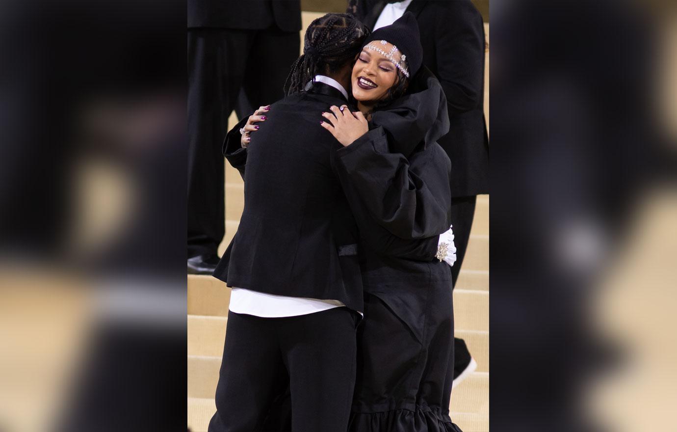 rihanna asap rocky met gala