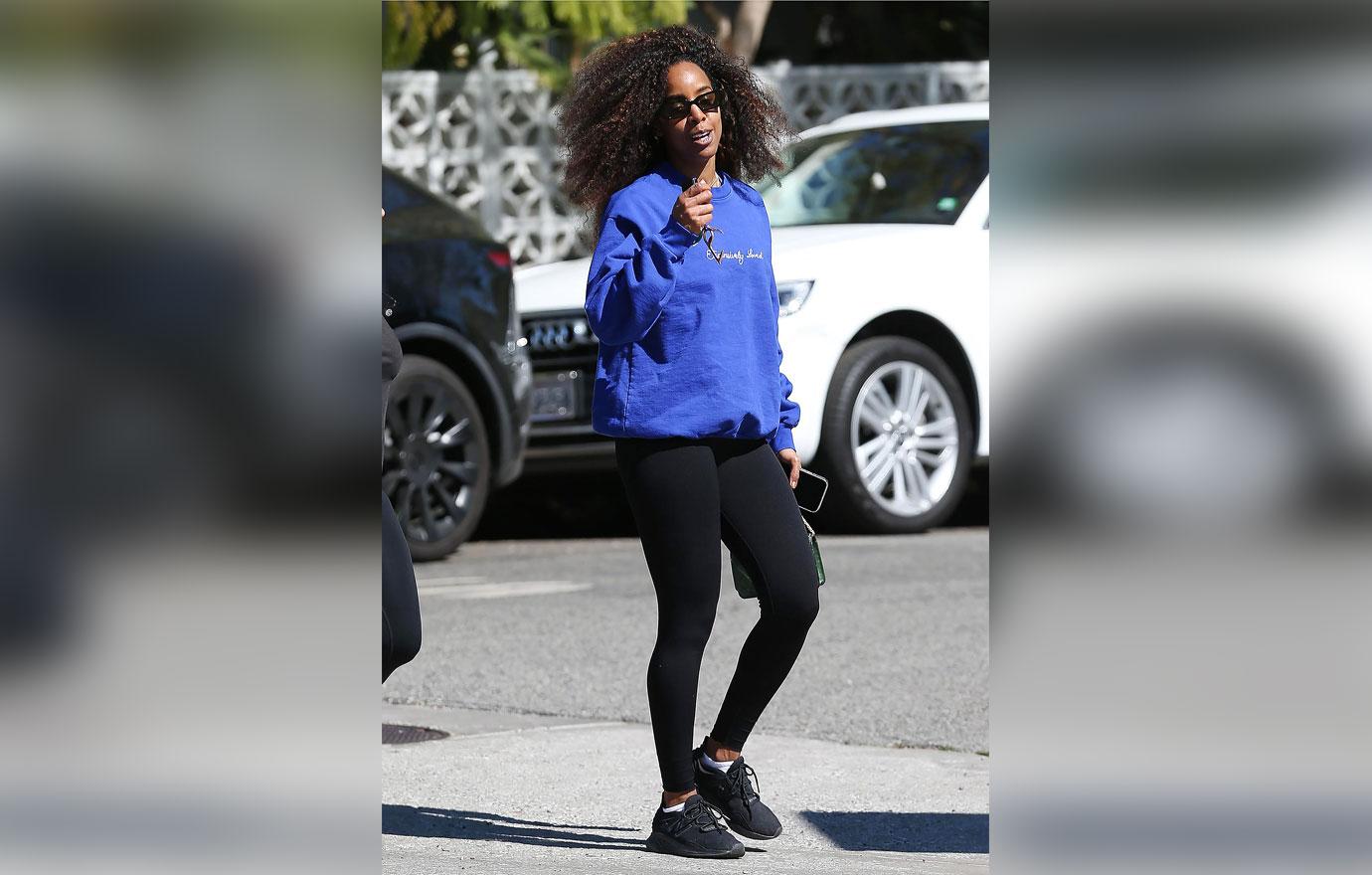 kelly rowland out and about in beverly hills