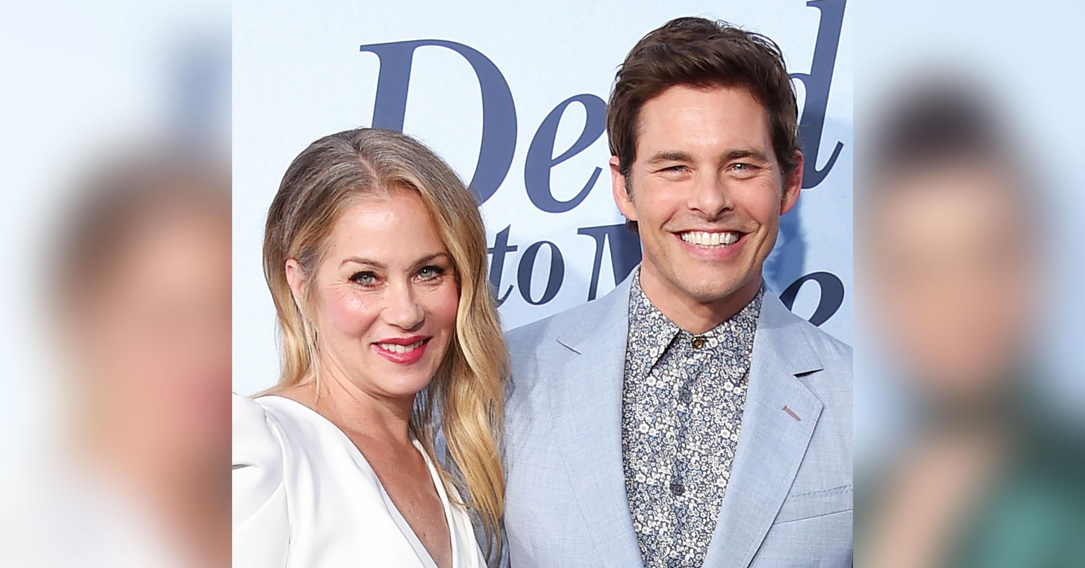 christina applegate isnt letting multiple sclerosis keep her down costar james marsden mh