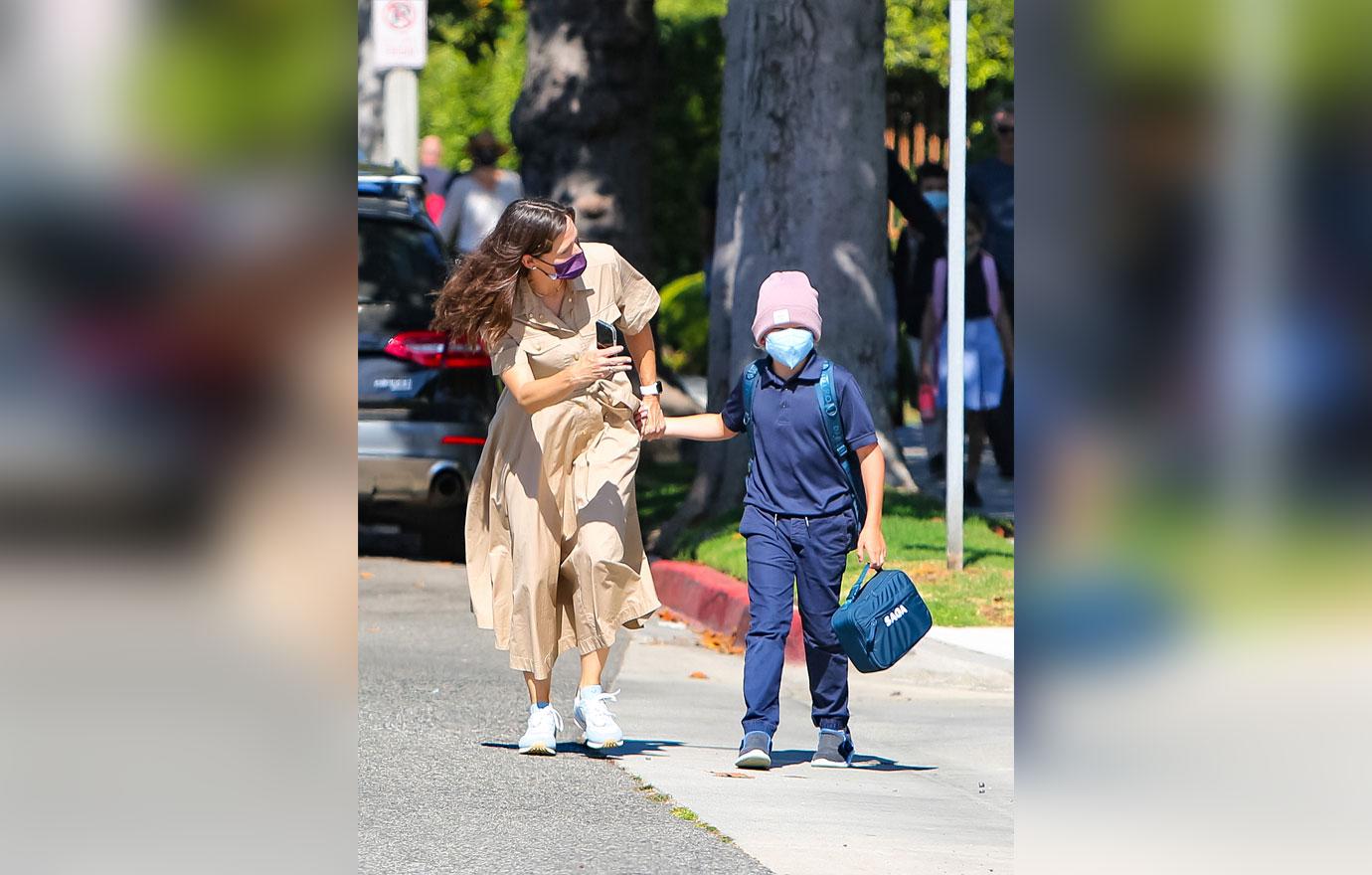 jennifer garner and son samuel seen in la