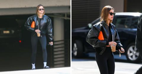 hailey bieber seen running errands in la pp