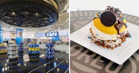 newly opened oreo cafe new jersey offers cookies special merch customizable desserts mh