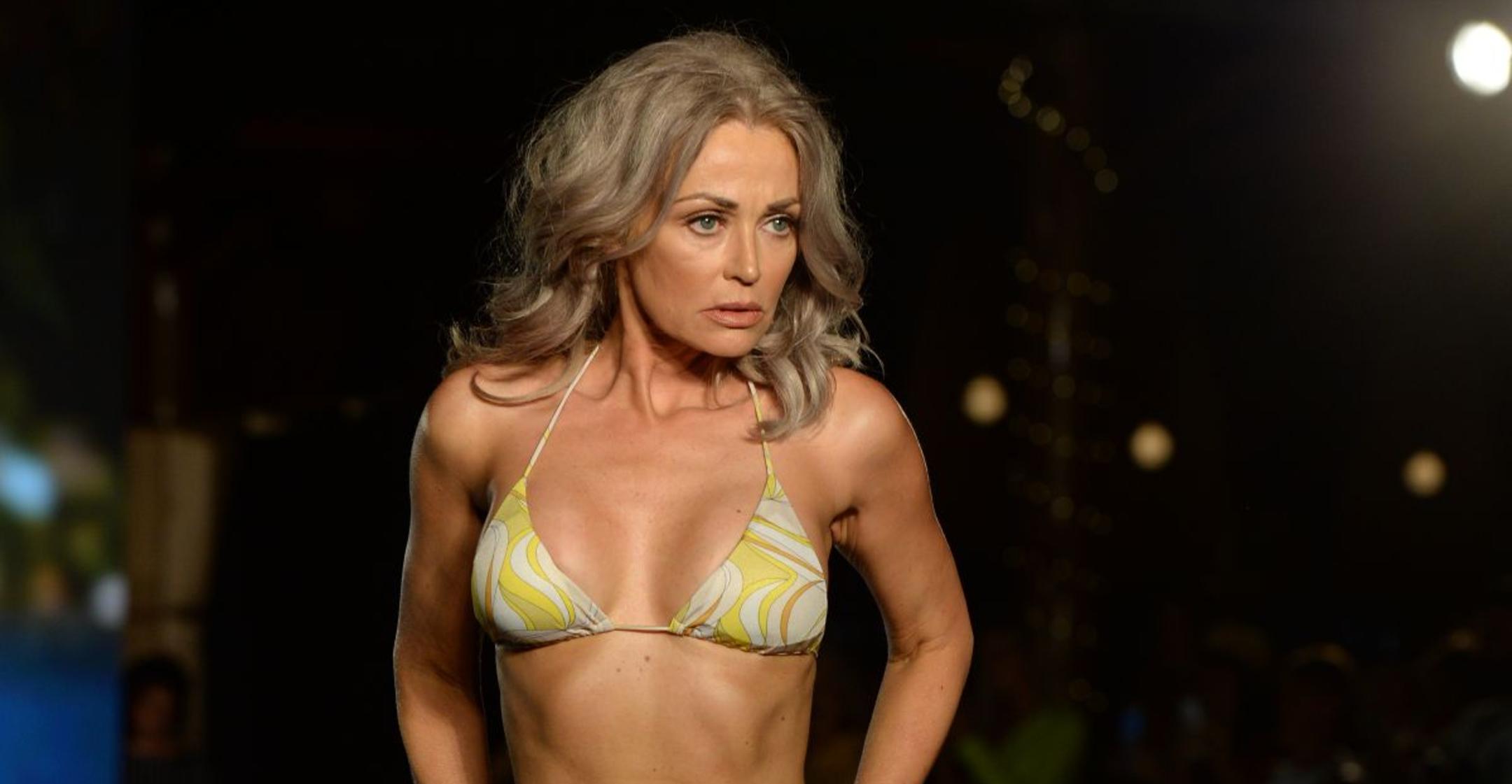 Women's Health UK - Meet 55-year-old Kathy Jacobs, who's made it to the  last 17 of the Sports Illustrated model search. She says she's put herself  in the running to: 'Be part