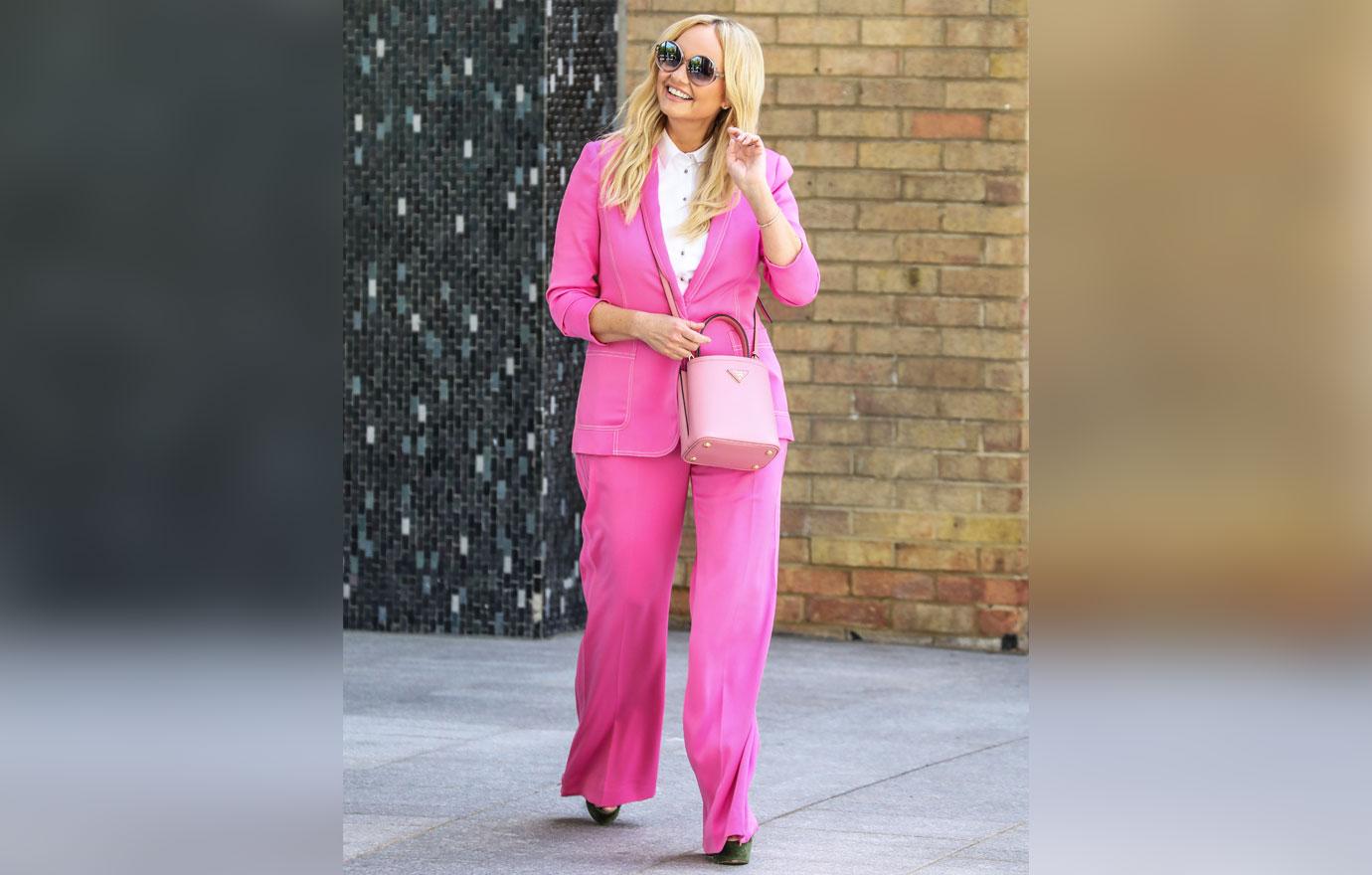 Spice Girls Member Emma Bunton Wears Pink Power Suit: Photos