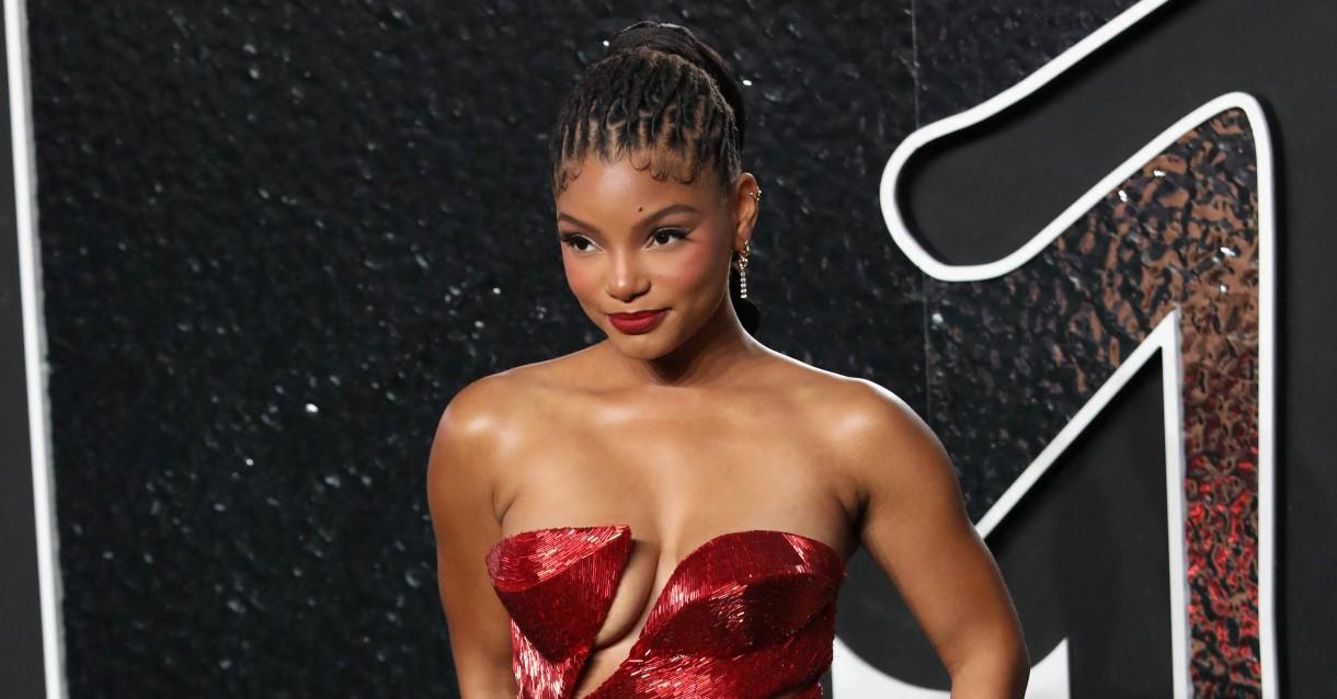 halle bailey gushes over excited she is take her baby son halo disneyland