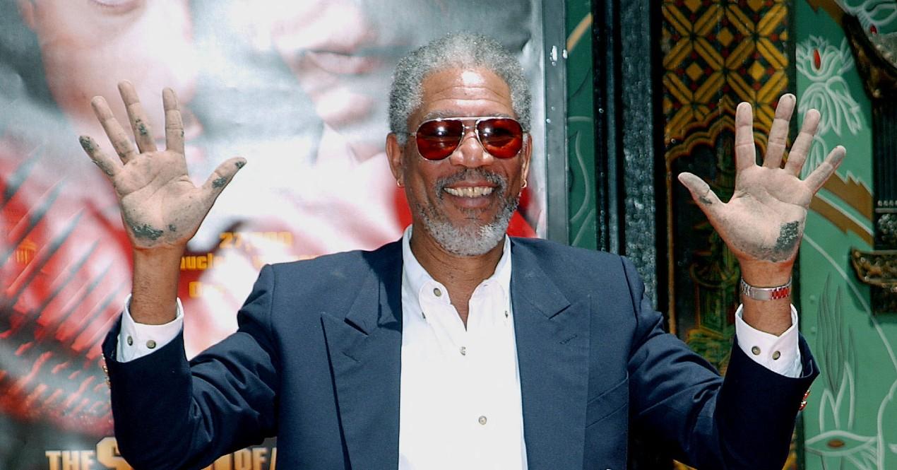 Photo of Morgan Freeman. 