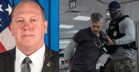 Tom Homan is very upset about the hit medical TV show The Pitt.