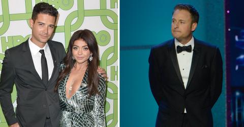 wells adams sarah hyland david spade fill in for chris harrison bachelor in paradise