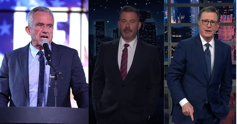 Robert F. Kennedy Jr.; Jimmy Kimmel; Stephen Colbert