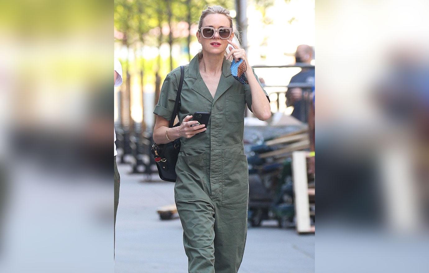 naomi watts seen out and about ny jumpsuit