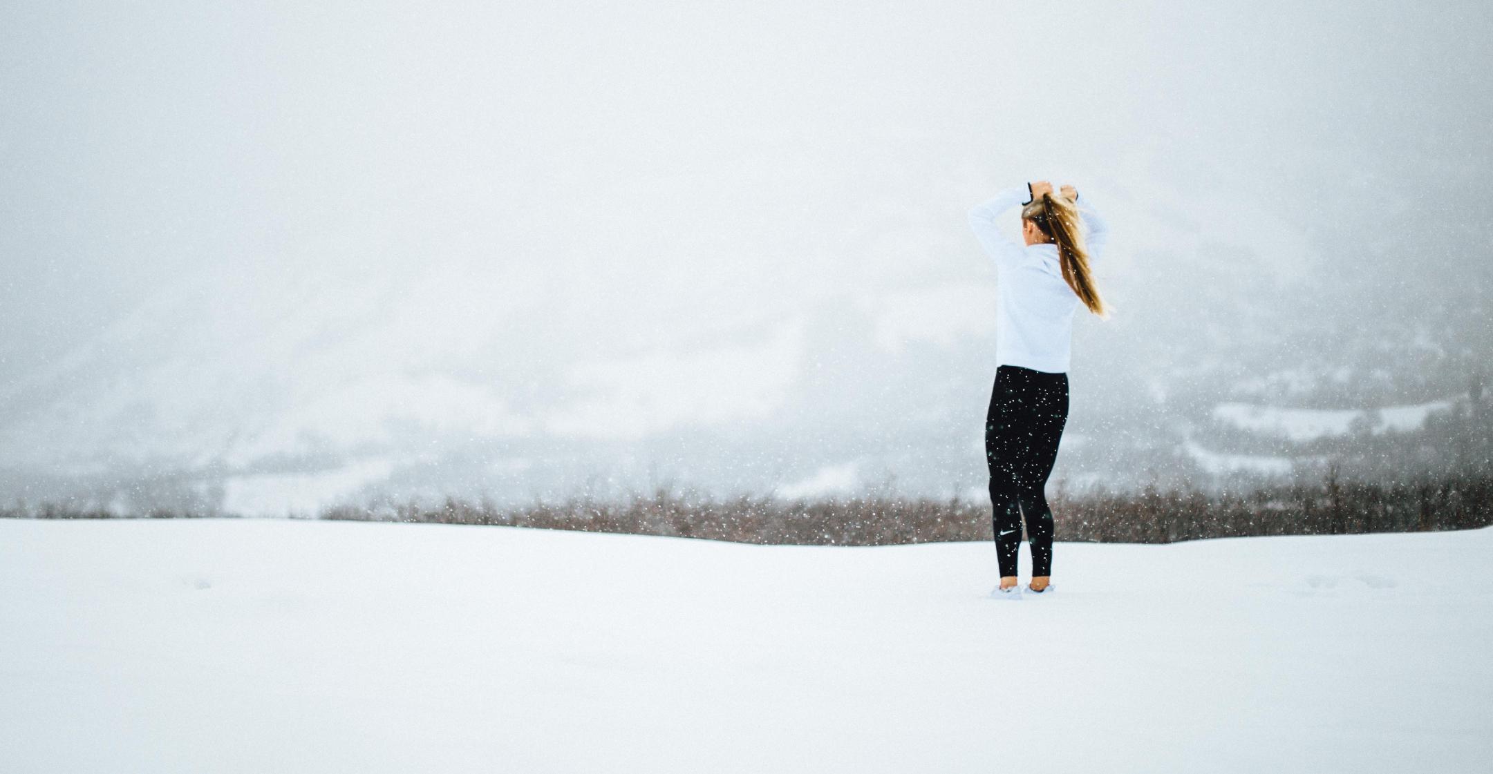 equinox trainer running outdoors winter