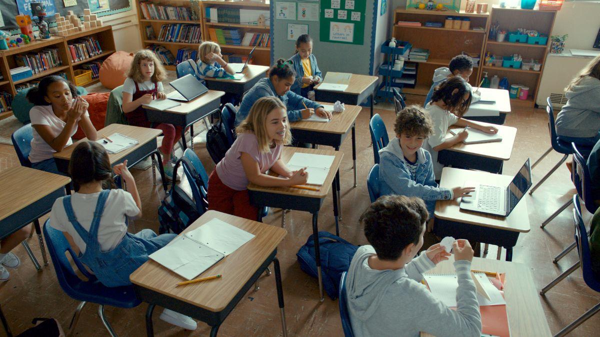 image of The kids are 'curious' about AI, the filmmaker said.