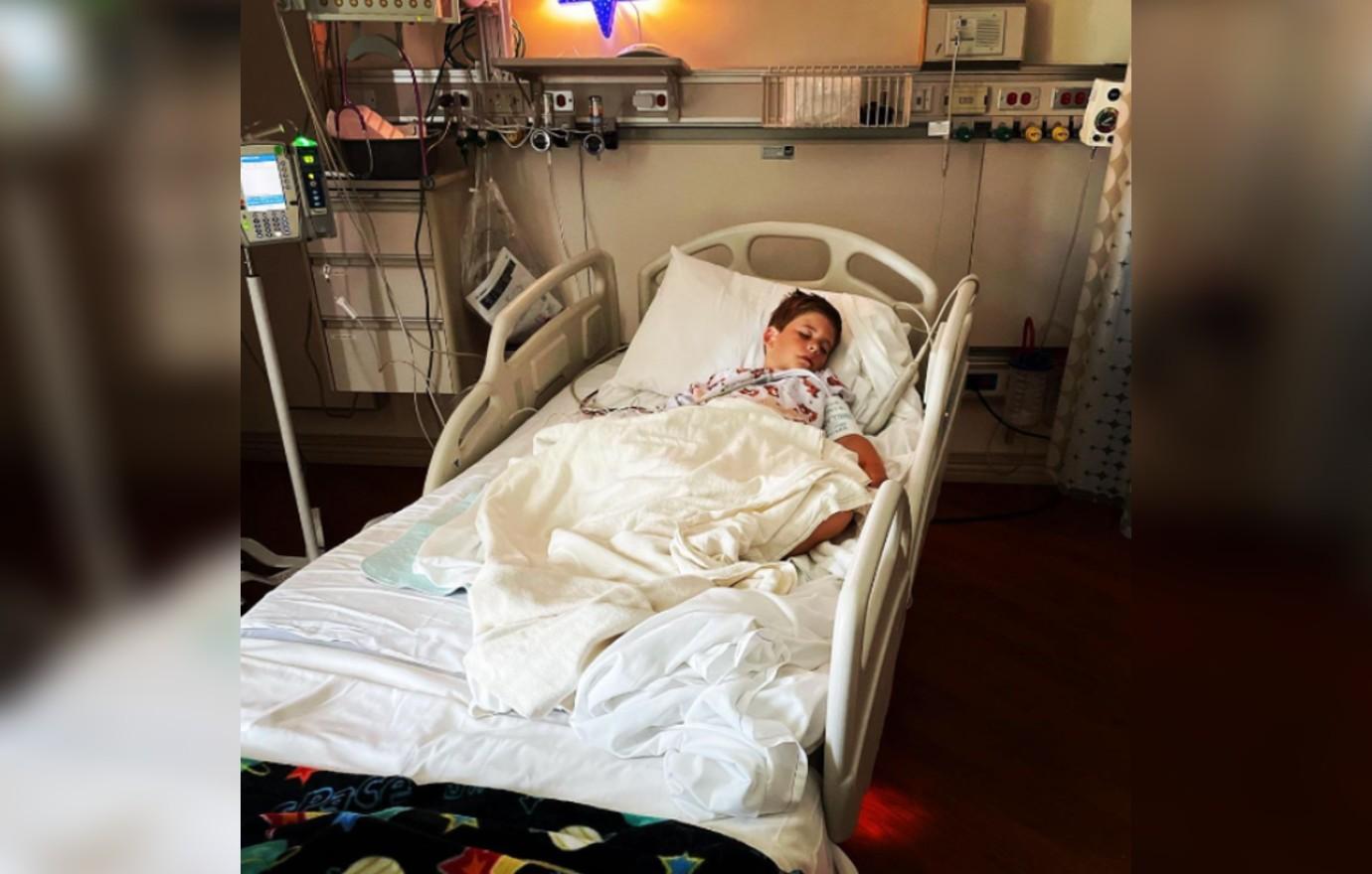 christina haack tarek el moussas son emergency surgery