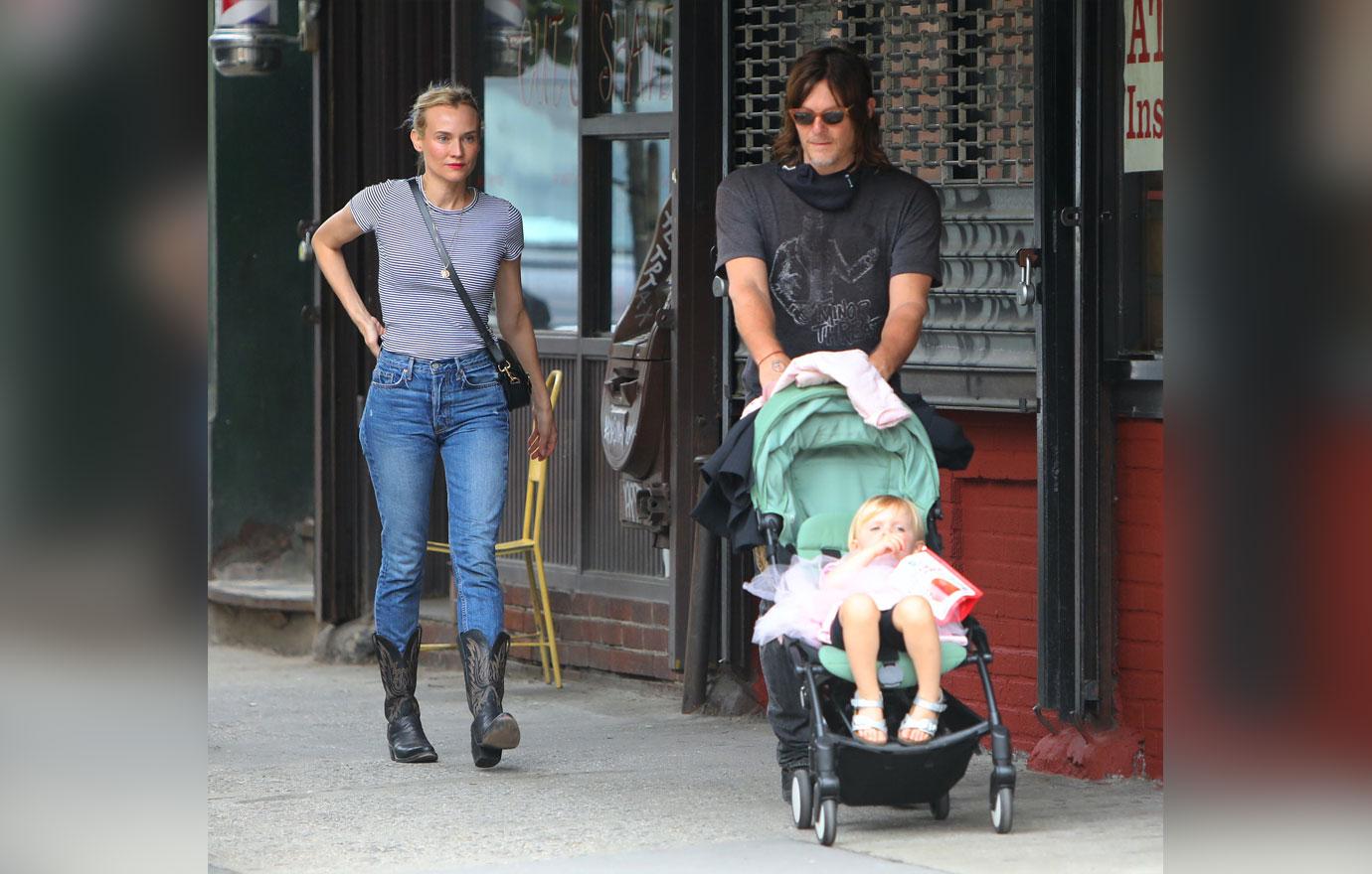 Diane Kruger Shares Video of Daughter Nova and Norman Reedus In NYC –  Hollywood Life