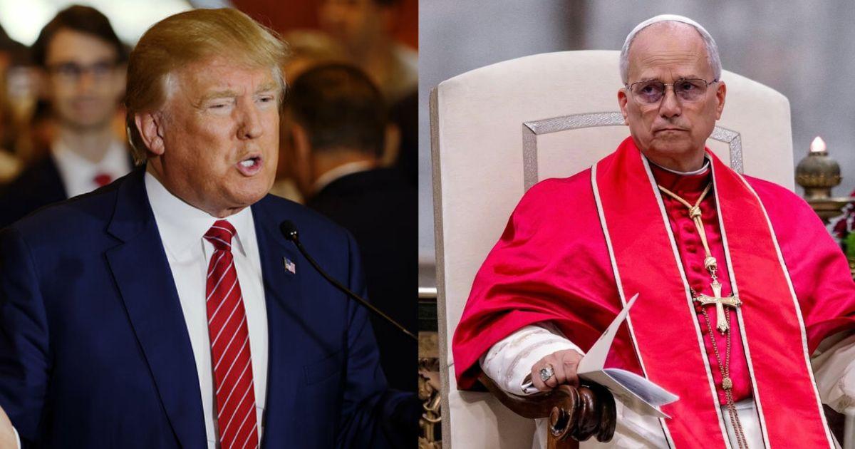 Donald Trump and Pope Leo XIV