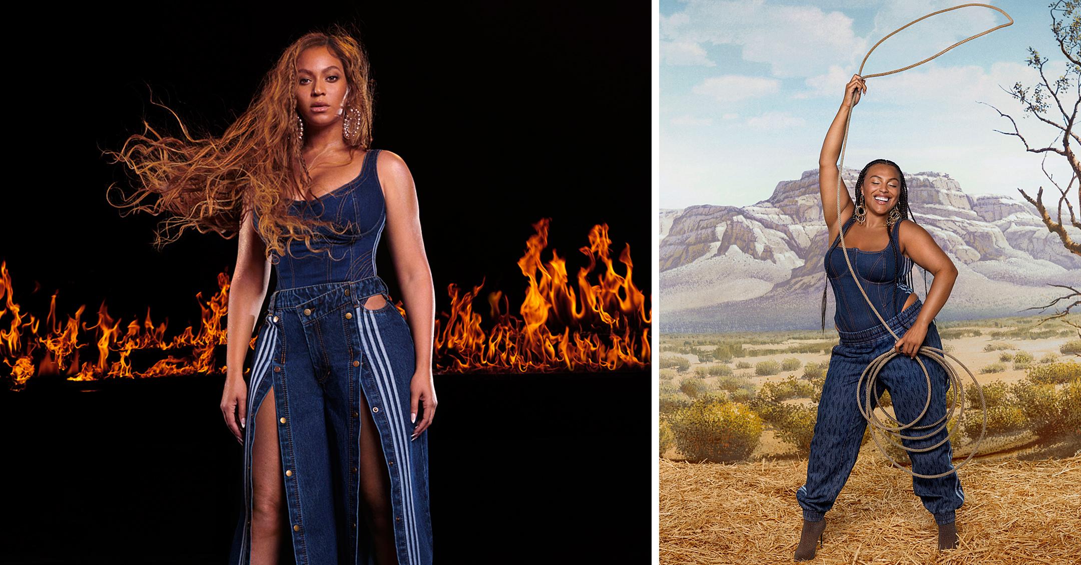 Beyonce's Ivy Park Rodeo Collection Features Dark Denim & Cow Print Photos