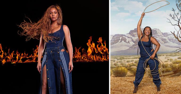 Beyonce's Ivy Park Rodeo Collection Features Dark Denim & Cow Print: Photos