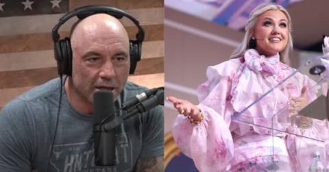 Joe Rogan and Erika Kirk.