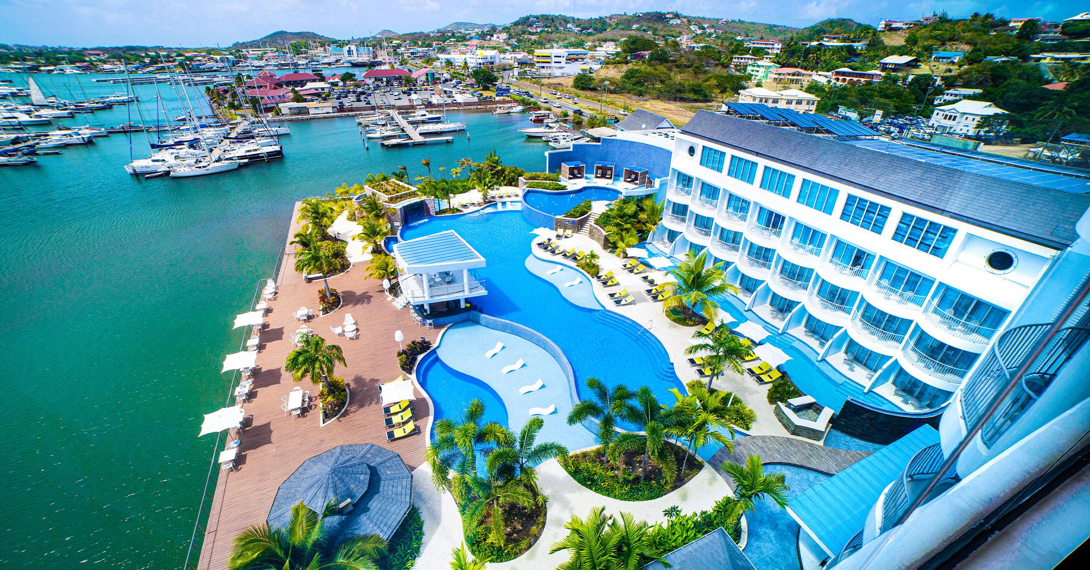 harbor club st lucia marina views pp