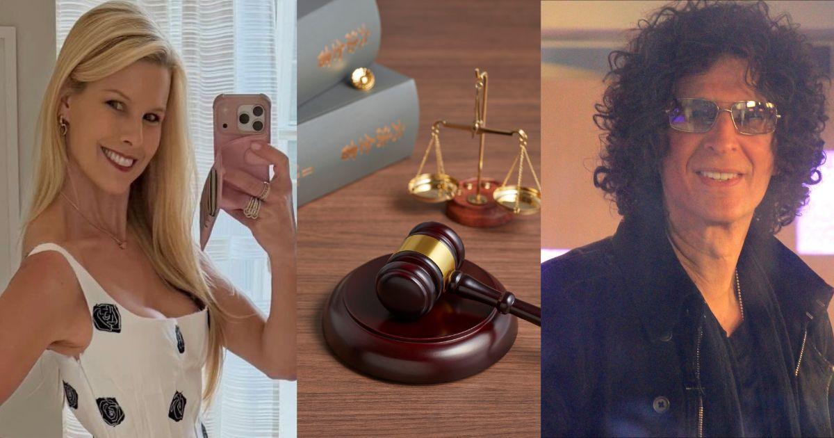 Beth Stern posing alongside her husband Howard Stern