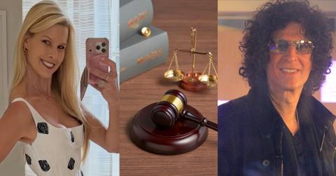 Beth Stern posing alongside her husband Howard Stern